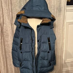 Mallimoda Boys Hooded Down Jacket size 130cm 5-6 years